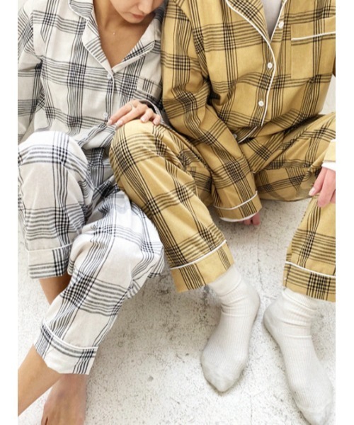 AMAIL(アマイル)の「HOPPY late pajamas ladys(ルームウェア/パジャマ・レディース・ホワイト・FREE)」の19枚目の写真