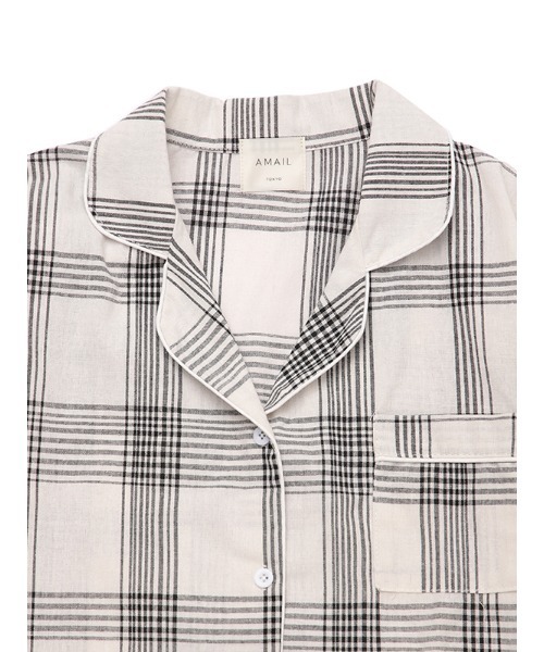 AMAIL(アマイル)の「HOPPY late pajamas ladys(ルームウェア/パジャマ・レディース・ホワイト・FREE)」の20枚目の写真