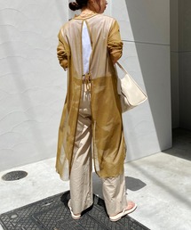 CAPRICIEUX LE'MAGE | チュール後ろ開きワンピース(ワンピース)