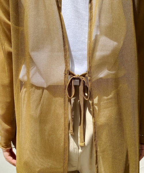 CAPRICIEUX LE'MAGE（カプリシューレマージュ）の「チュール後ろ開きワンピース（ワンピース・レディース・ネイビー/イエロー・FREE）」の7枚目の写真