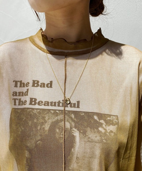 CAPRICIEUX LE'MAGE（カプリシューレマージュ）の「チュール後ろ開きワンピース（ワンピース・レディース・ネイビー/イエロー・FREE）」の12枚目の写真