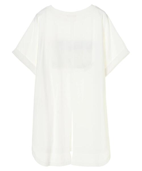 earth music&ecology（アースミュージックアンドエコロジー）の「A kind word ドルマンチュニック　＊（Tシャツ/カットソー・レディース・オフホワイト・FREE）」の13枚目の写真