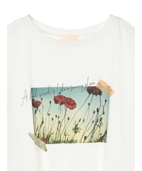 earth music&ecology（アースミュージックアンドエコロジー）の「A kind word ドルマンチュニック　＊（Tシャツ/カットソー・レディース・オフホワイト・FREE）」の14枚目の写真