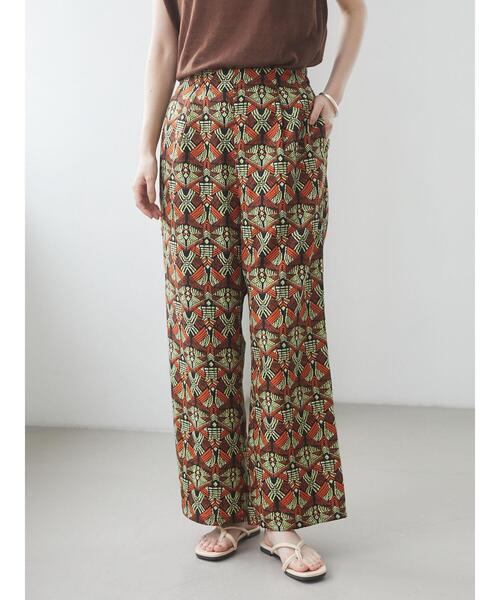Green　Parks（グリーンパークス）の「アフリカン柄パンツ＊（その他パンツ・レディース・ブルー/ブラウン/ピンク/オレンジ・FREE）」の18枚目の写真