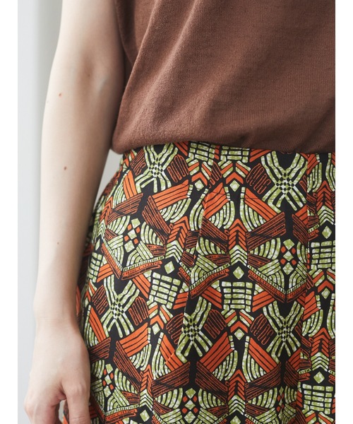 Green　Parks（グリーンパークス）の「アフリカン柄パンツ＊（その他パンツ・レディース・ブルー/ブラウン/ピンク/オレンジ・FREE）」の12枚目の写真