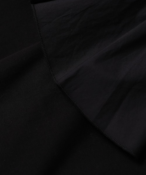 ADAM ET ROPE'（アダムエロペ）の「ビッグフリルカラーTEE（Tシャツ/カットソー・レディース・ホワイト/ブラック・FREE）」の3枚目の写真