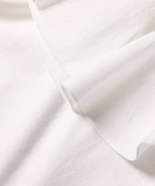 ADAM ET ROPE'（アダムエロペ）の「ビッグフリルカラーTEE（Tシャツ/カットソー・レディース・ホワイト/ブラック・FREE）」の4枚目の写真