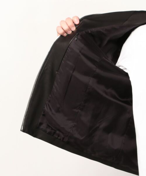 黒 レザージャケットATTACHMENT ATTACHMENT（アタッチメント）｜ライダースジャケット一覧 - WEAR