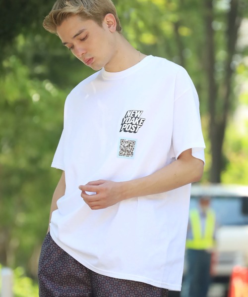 ROOPTOKYO（ループトウキョウ）の「NEW YOAKE POST/ニューヨアケポスト KYNE girl SS TEE 半袖シャツ（Tシャツ/カットソー・メンズ・ホワイト/ブラック/パープル/ブルー・M/L/XL）」の16枚目の写真
