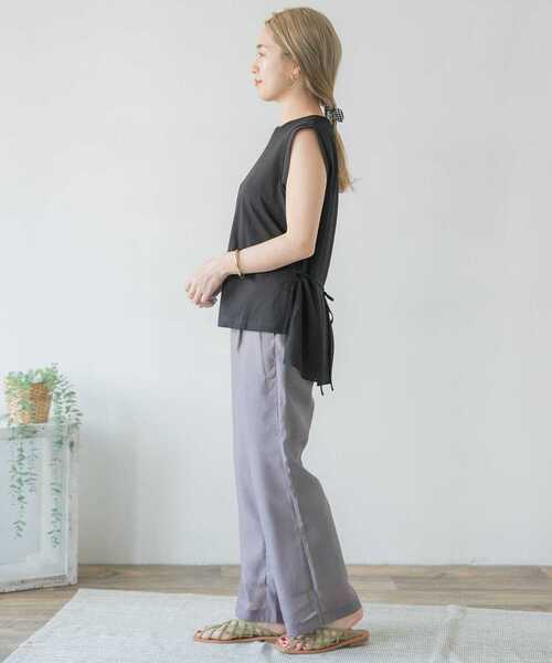 ITEMS URBANRESEARCH(アイテムズ アーバンリサーチ)の「異素材ドッキングチュニック(Tシャツ/カットソー・レディース・ブラック/ミント/オフホワイト・FREE)」の21枚目の写真