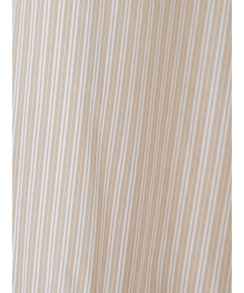 earth music&ecology（アースミュージックアンドエコロジー）の「【WEB限定】セーラーカラーボリュームワンピース ＊（ワンピース・レディース・オフホワイト/ネイビー/ストライプ・FREE）」の18枚目の写真