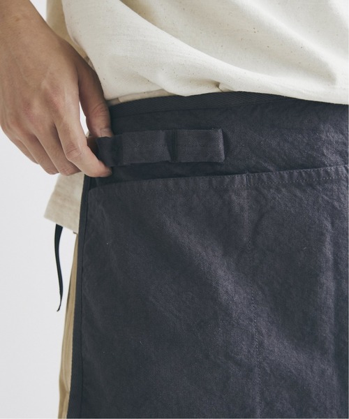 Snow Peak(スノーピーク)の「【Snow Peak×JOURNAL STANDARD】別注 リサイクルコットン エプロン(エプロン・メンズ・ブラック/イエロー/ナチュラル・FREE)」の4枚目の写真