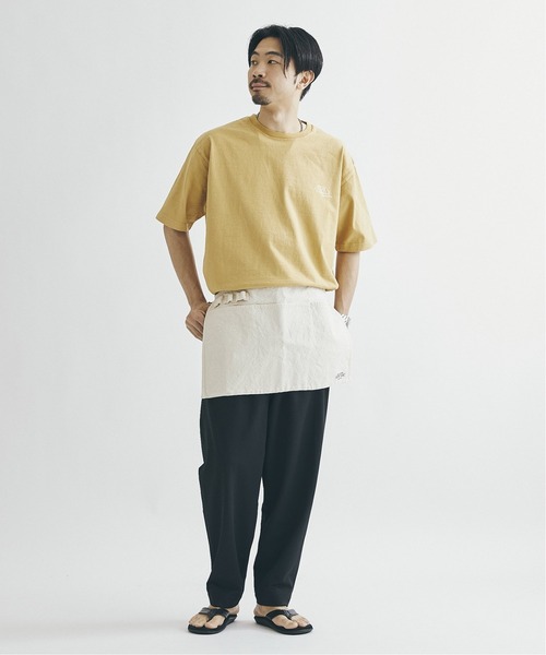 Snow Peak(スノーピーク)の「【Snow Peak×JOURNAL STANDARD】別注 リサイクルコットン エプロン(エプロン・メンズ・ブラック/イエロー/ナチュラル・FREE)」の14枚目の写真