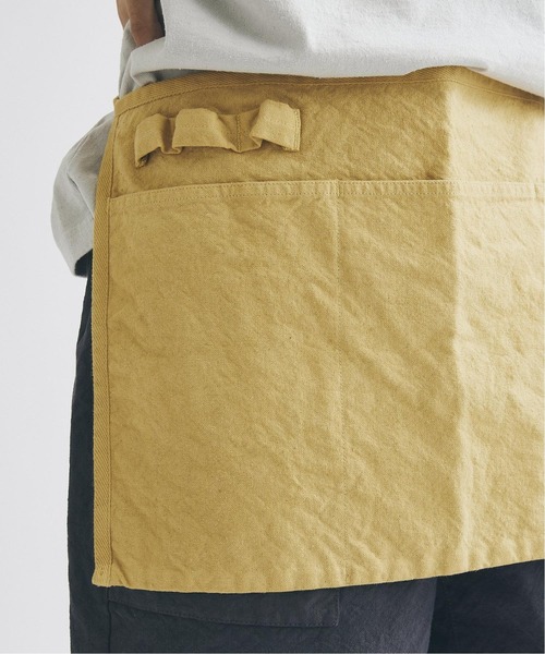 Snow Peak(スノーピーク)の「【Snow Peak×JOURNAL STANDARD】別注 リサイクルコットン エプロン(エプロン・メンズ・ブラック/イエロー/ナチュラル・FREE)」の15枚目の写真
