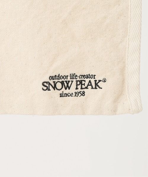 Snow Peak(スノーピーク)の「【Snow Peak×JOURNAL STANDARD】別注 リサイクルコットン エプロン(エプロン・メンズ・ブラック/イエロー/ナチュラル・FREE)」の8枚目の写真