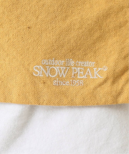 Snow Peak(スノーピーク)の「【Snow Peak×JOURNAL STANDARD】別注 リサイクルコットン エプロン(エプロン・メンズ・ブラック/イエロー/ナチュラル・FREE)」の22枚目の写真