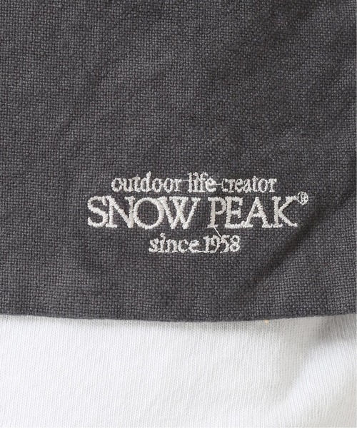 Snow Peak(スノーピーク)の「【Snow Peak×JOURNAL STANDARD】別注 リサイクルコットン エプロン(エプロン・メンズ・ブラック/イエロー/ナチュラル・FREE)」の9枚目の写真