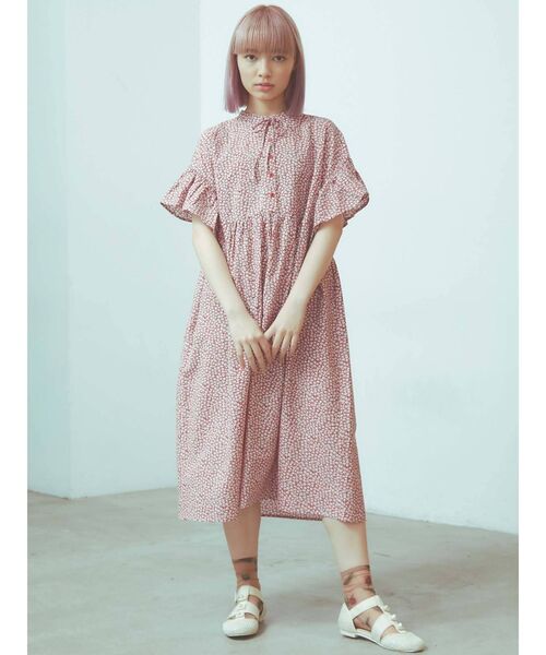 merry jenny（メリージェニー）の「フリルスリーブルーズワンピース（ワンピース・レディース・ブラック/レッド・FREE）」の20枚目の写真