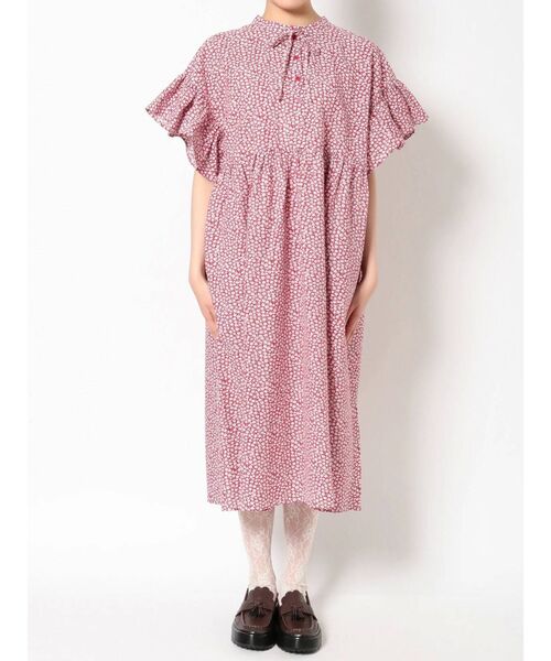 merry jenny（メリージェニー）の「フリルスリーブルーズワンピース（ワンピース・レディース・ブラック/レッド・FREE）」の10枚目の写真