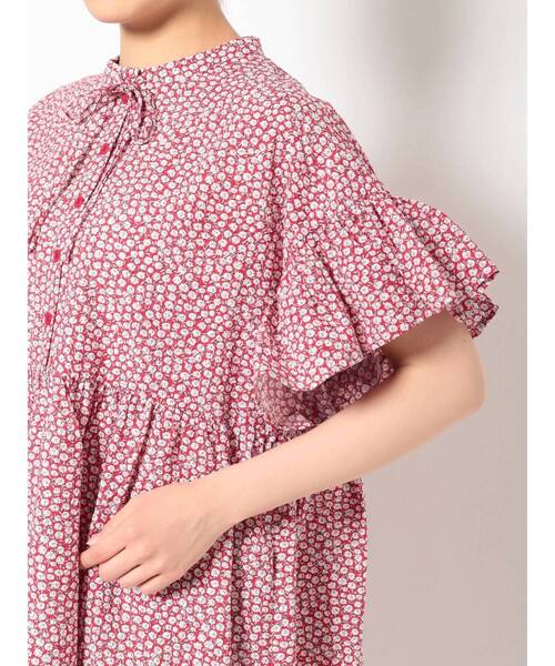 merry jenny（メリージェニー）の「フリルスリーブルーズワンピース（ワンピース・レディース・ブラック/レッド・FREE）」の19枚目の写真