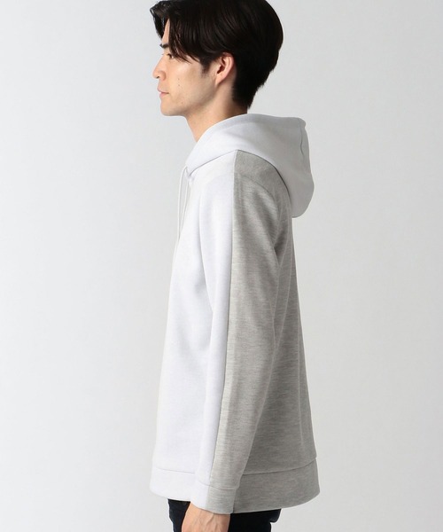 HIDEAWAYS NICOLE（ハイダウェイニコル）の「ダブルフェイスプルオーバーパーカ（パーカー・メンズ・ブラック×グレー/ホワイト×グレー/ホワイト系その他/グレー系その他/ネイビー系・MEDIUM/LARGE/X-LARGE）」の16枚目の写真