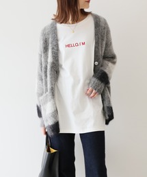 SLOBE IENA | HELLO.IMロンTEE【手洗い可能】◆(Tシャツ/カットソー)