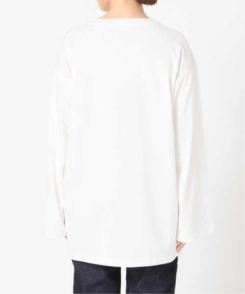 SLOBE IENA（スローブイエナ）の「HELLO.IMロンTEE【手洗い可能】◆（Tシャツ/カットソー・レディース・ホワイト/ベージュ・FREE）」の16枚目の写真