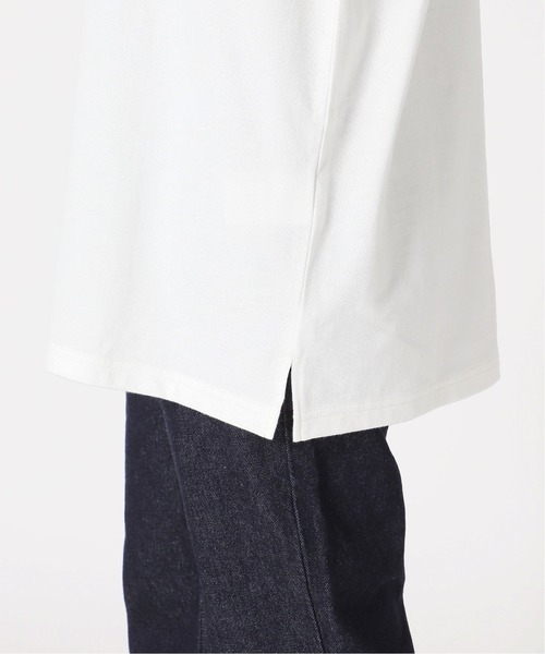 SLOBE IENA（スローブイエナ）の「HELLO.IMロンTEE【手洗い可能】◆（Tシャツ/カットソー・レディース・ホワイト/ベージュ・FREE）」の4枚目の写真