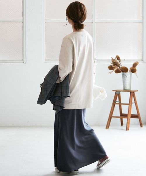 SLOBE IENA（スローブイエナ）の「HELLO.IMロンTEE【手洗い可能】◆（Tシャツ/カットソー・レディース・ホワイト/ベージュ・FREE）」の10枚目の写真