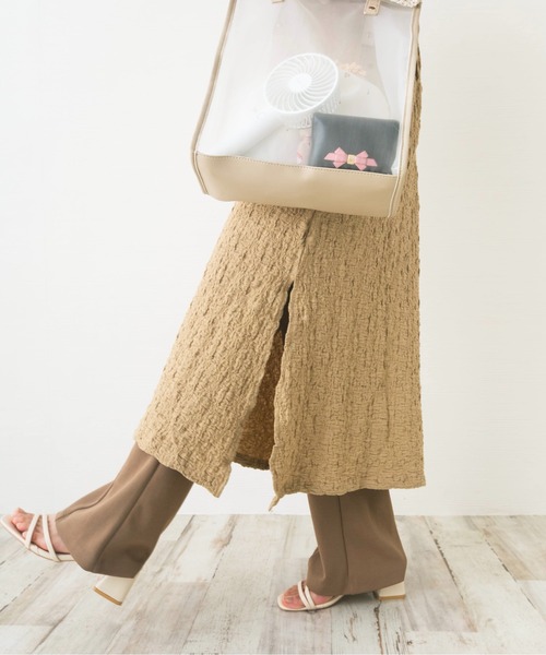 nemne store（ネンネストア）の「花束とジャガードキャミワンピース（ワンピース・レディース・ベージュ/ブラック/ライトグリーン/オフホワイト・F）」の17枚目の写真