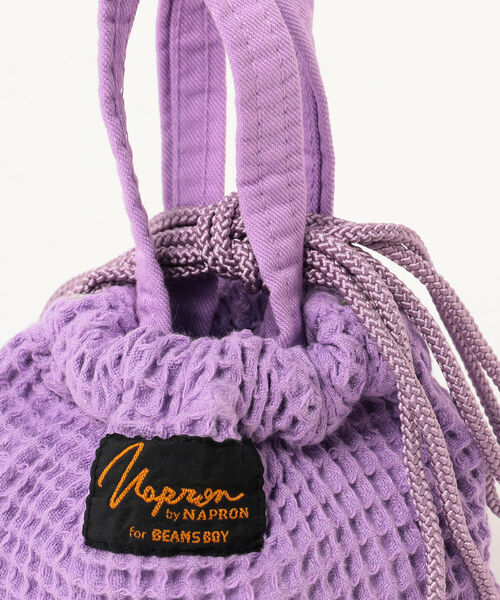 BEAMS BOY(ビームスボーイ)の「Napron × BEAMS BOY / ワッフル マイクロ ペイシェント バッグ(バックパック/リュック・レディース・ミント/ラベンダー/レッド系その他・ONE SIZE)」の14枚目の写真