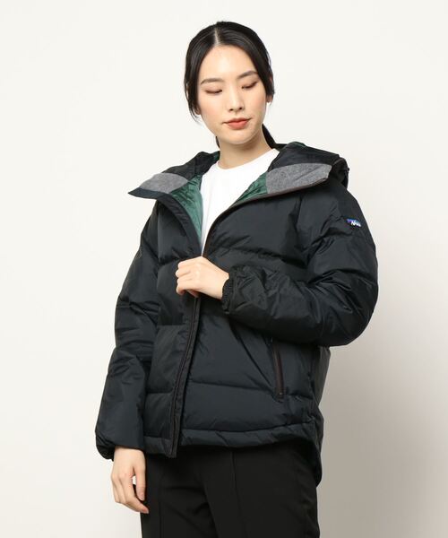 KRIFF MAYER Lady's Collection（クリフメイヤーレディースコレクション）の「NANGAコラボレトロダウンJKT（ダウンジャケット/コート・レディース・ブラック/ベージュ/カーキ/ネイビー・LARGE/MEDIUM）」の2枚目の写真