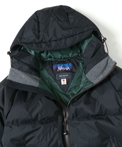 KRIFF MAYER Lady's Collection（クリフメイヤーレディースコレクション）の「NANGAコラボレトロダウンJKT（ダウンジャケット/コート・レディース・ブラック/ベージュ/カーキ/ネイビー・LARGE/MEDIUM）」の15枚目の写真