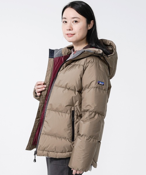 KRIFF MAYER Lady's Collection（クリフメイヤーレディースコレクション）の「NANGAコラボレトロダウンJKT（ダウンジャケット/コート・レディース・ブラック/ベージュ/カーキ/ネイビー・LARGE/MEDIUM）」の8枚目の写真