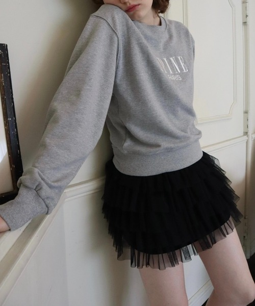 epine（エピヌ）の「EPINE PARIS embroidery sweat（スウェット