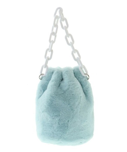 Candy Stripper（キャンディストリッパー）の「FLOWER DRAWSTRING バッグ（ハンドバッグ・レディース・ライトブルー/ブラック・FREE）」の5枚目の写真