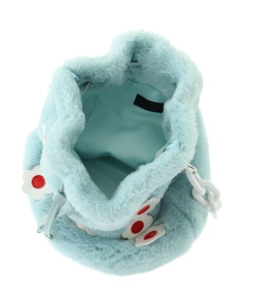 Candy Stripper（キャンディストリッパー）の「FLOWER DRAWSTRING バッグ（ハンドバッグ・レディース・ライトブルー/ブラック・FREE）」の13枚目の写真