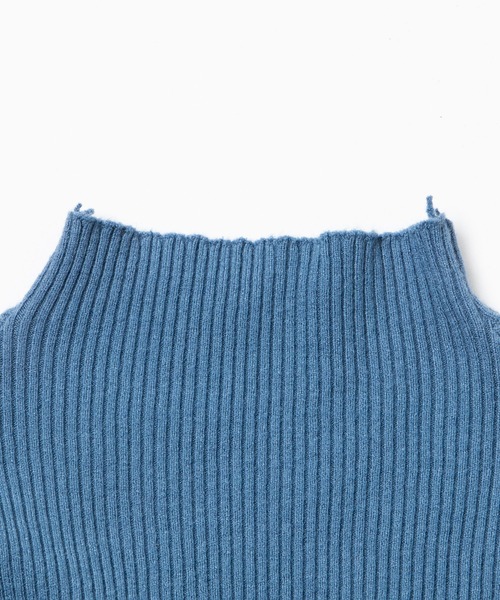 WEGO（ウィゴー）の「WEGO/【ZOZOTOWN＆一部店限定】ハイネックパフスリーブセーター（ニット/セーター・レディース・ブルー/ベージュ/ブラック/ホワイト・FREE）」の9枚目の写真