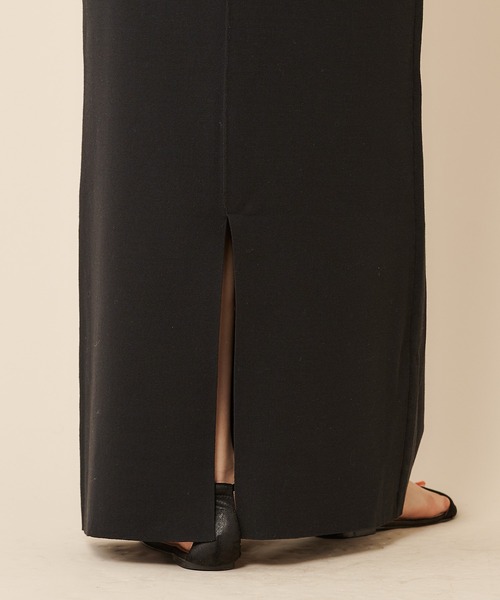 SHENERY（シーナリー）の「総針ニットタイトマキシキャミワンピース（ワンピース・レディース・ブラック・FREE）」の17枚目の写真