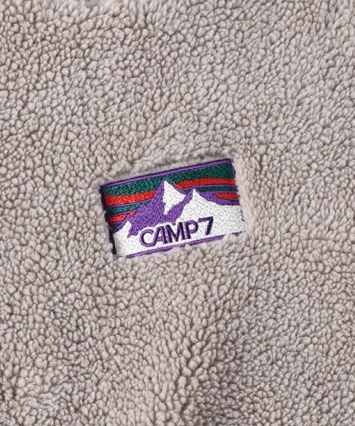 CAMP7(キャンプセブン)の「【CAMP7】マウンテン刺繍ロゴボアプルオーバー(スウェット・レディース・ブラック/グレー/オフホワイト・S/M/L)」の18枚目の写真