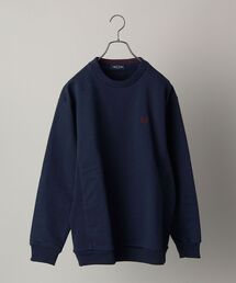 【WEB限定/SHIPS別注】FRED PERRY: ワンポイント ロゴ サイドリブ クルーネック スウェット (トレーナー)