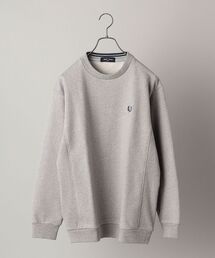 【WEB限定/SHIPS別注】FRED PERRY: ワンポイント ロゴ サイドリブ クルーネック スウェット (トレーナー)