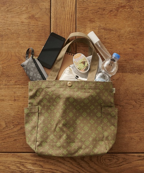 Daily russet（デイリー ラシット）の「コットンサイドポケットトート