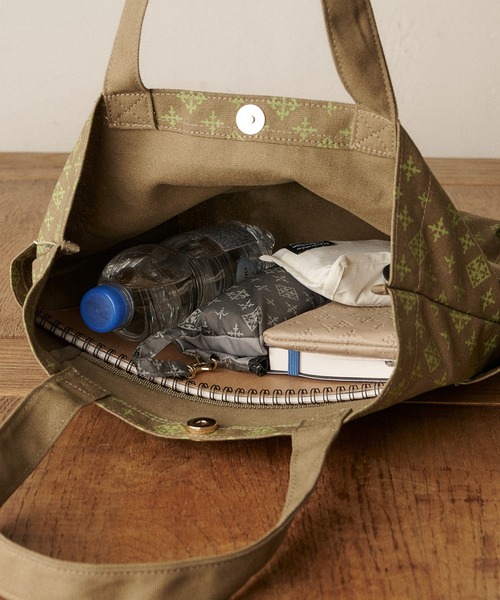 Daily russet（デイリー ラシット）の「コットンサイドポケットトート