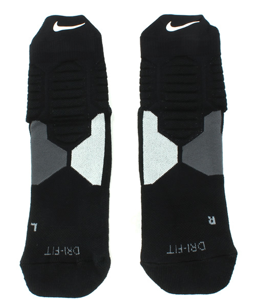 NIKE SPORTSWEAR（ナイキスポーツウェアー）の「メンズ ナイキ バスケソックス NIKE HYPERELITE BASKETBALL HIGH SX4852（ソックス/靴下・メンズ・ホワイト/ブラック/レッド・27cm）」の3枚目の写真