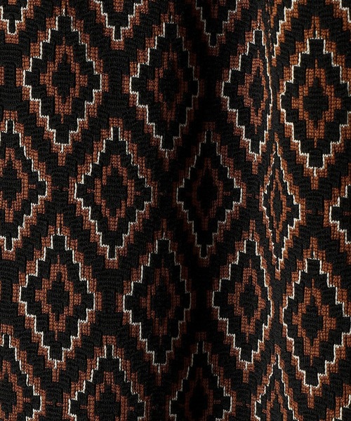 NICOLE white(ニコルホワイト)の「ダマスク柄ジャガードパンツ(その他パンツ・レディース・ベージュ系/ブラウン系/ブルー系・FREE)」の11枚目の写真