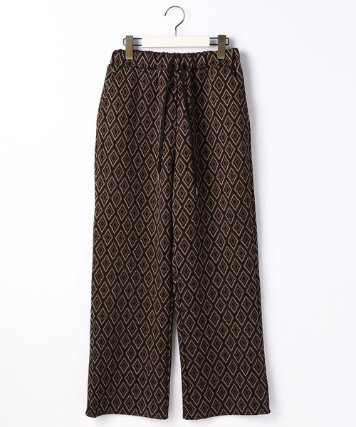 NICOLE white(ニコルホワイト)の「ダマスク柄ジャガードパンツ(その他パンツ・レディース・ベージュ系/ブラウン系/ブルー系・FREE)」の16枚目の写真