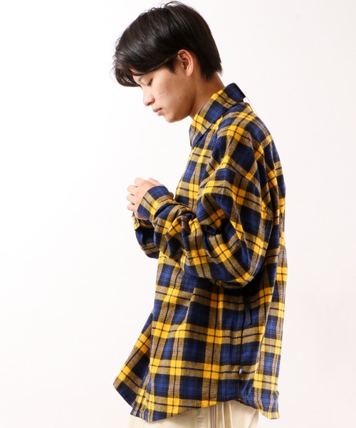 FILA(フィラ)の「FILA ネルチェックシャツ(シャツ/ブラウス・メンズ・イエロー/グリーン・XL/L/M/S)」の19枚目の写真