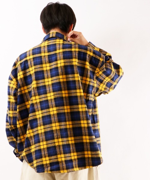 FILA(フィラ)の「FILA ネルチェックシャツ(シャツ/ブラウス・メンズ・イエロー/グリーン・XL/L/M/S)」の20枚目の写真