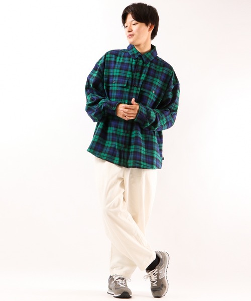 FILA(フィラ)の「FILA ネルチェックシャツ(シャツ/ブラウス・メンズ・イエロー/グリーン・XL/L/M/S)」の15枚目の写真